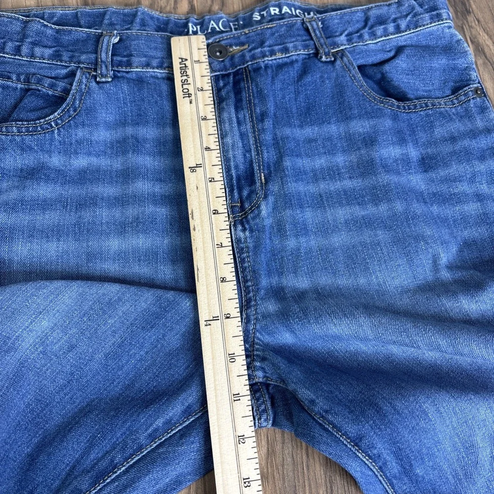 Children's‎ Place Straight Fit  Boys Jeans Size 16 Light Wash Blue